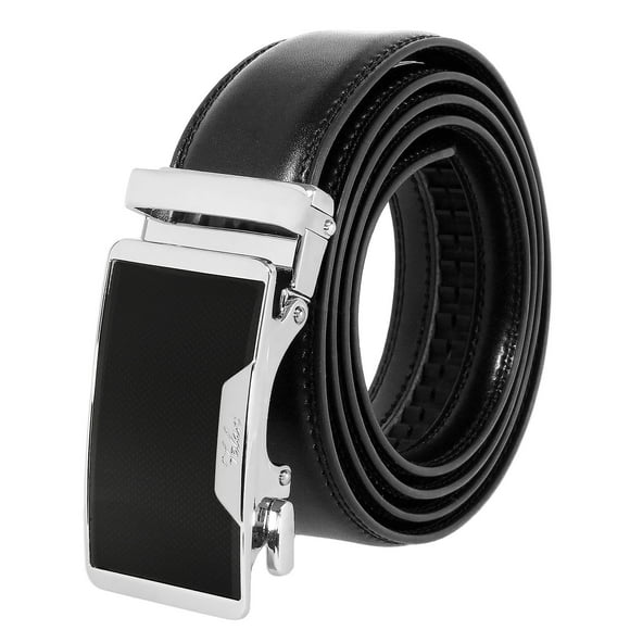 Falari® Men's Braided Belt Stainless Steel Buckle Genuine Leather 35mm 9007 